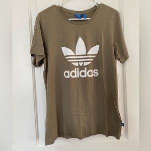Olive Green Adidas Originals tshirt